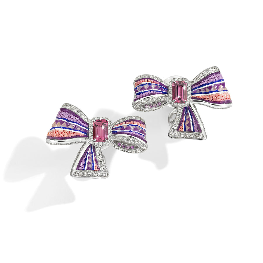 Crystal Pink Breast Cancer Awareness Support Ribbon Earrings For Women  Leverback Silver Plated Alloy | Walmart Canada