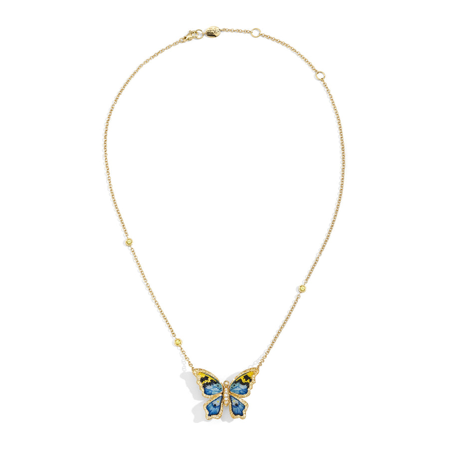 Gold-banded Forester Necklace