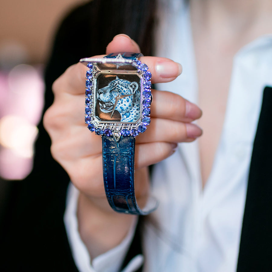 Blue Leopard Watch